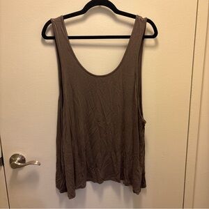 Charlotte Russe® Women's sz Xl Tank Top Stretchy Lightweight Brown